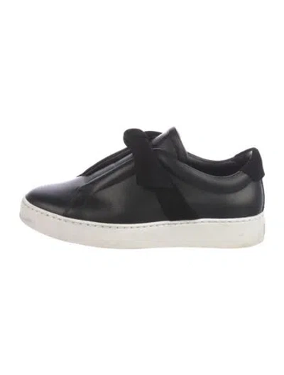 Pre-owned Alexandre Birman Leather Sneakers In Black