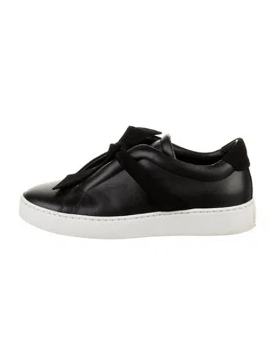 Pre-owned Alexandre Birman Leather Sneakers In Black