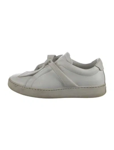Pre-owned Alexandre Birman Leather Sneakers In White