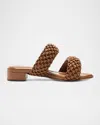 Alexandre Birman 30mm Lila Mules In Espresso