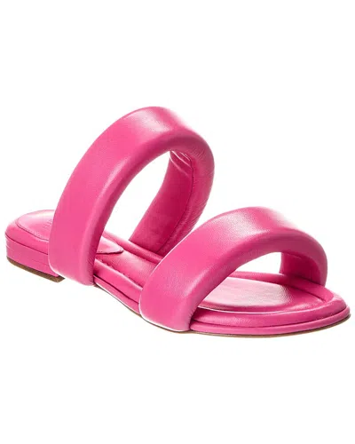Alexandre Birman Lilla Leather Sandal In Pink