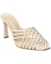 Alexandre Birman Linda Tresse 85 Leather Sandal In White