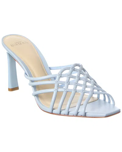 Alexandre Birman Linda Tresse Leather Sandal In Multi