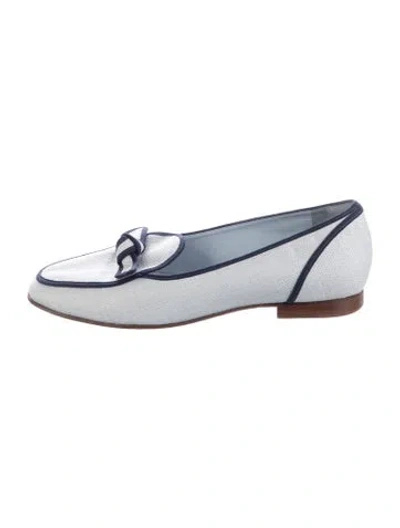 Pre-owned Alexandre Birman Loafers In Silver
