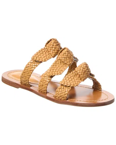ALEXANDRE BIRMAN LOLITA BRAIDED LEATHER SANDAL