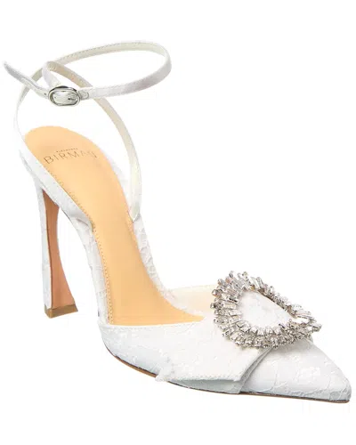 Alexandre Birman Madelina Bridal 85 Lace Pump In Transparent