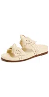 Alexandre Birman Maxi Clarita Embroidery Sandals Creamy In Creamy