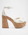 Alexandre Birman 120mm Maxi Clarita Sandals In White