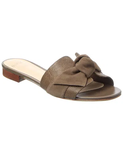 Alexandre Birman Maxi Clarita Leather & Suede Sandal
