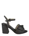 Alexandre Birman Maxi Clarita Raffia 75 Sandal In Black