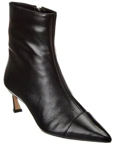 Pre-owned Alexandre Birman Myra 50 Leather Boot Women's In Black