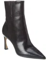 Alexandre Birman Myra 100 Leather Bootie In Black