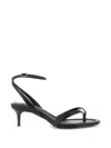 Alexandre Birman Nelly Adjustable Ankle Strap Sandals In Black