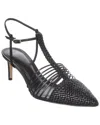 Alexandre Birman Nessa 60 Woven Leather Sandal In Black
