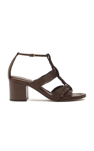 ALEXANDRE BIRMAN OLGA LEATHER SANDALS