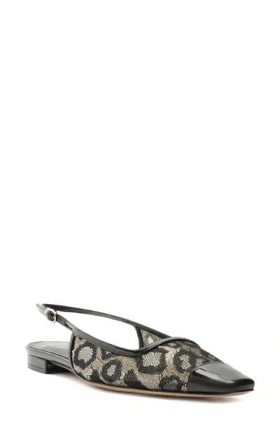 ALEXANDRE BIRMAN ALEXANDRE BIRMAN OLIVIA CAP TOE LACE SLINGBACK FLAT