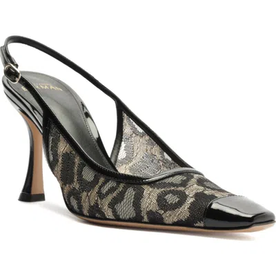 Alexandre Birman Olivia Cap Toe Lace Slingback Pump