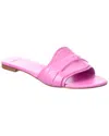 Alexandre Birman Padded Clarita Leather Slide In Pink