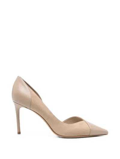 Alexandre Birman Patricia Pointed-toe Pumps In Neutral