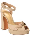 Alexandre Birman Pepitta 120 Suede Platform Sandal In Brown