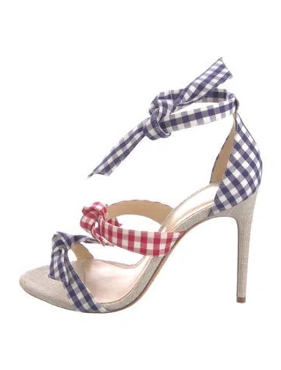 Pre-owned Alexandre Birman Printed Sandals In Neutral