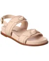 Alexandre Birman Regina Sport Leather Sandal In Pink