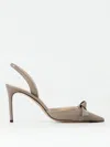 Alexandre Birman Clarita 90mm Leather Slingback Pumps In Mastic
