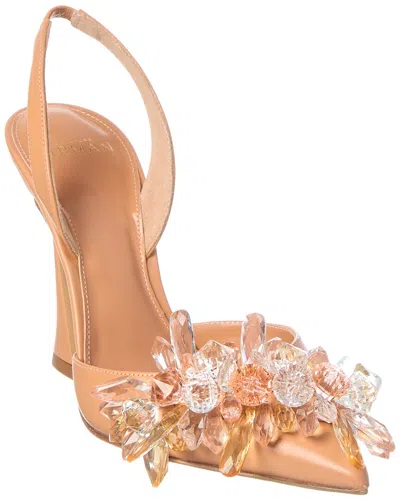 Alexandre Birman Sierra 100 Leather Pump In Neutral