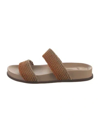 Pre-owned Alexandre Birman Slides In Orange
