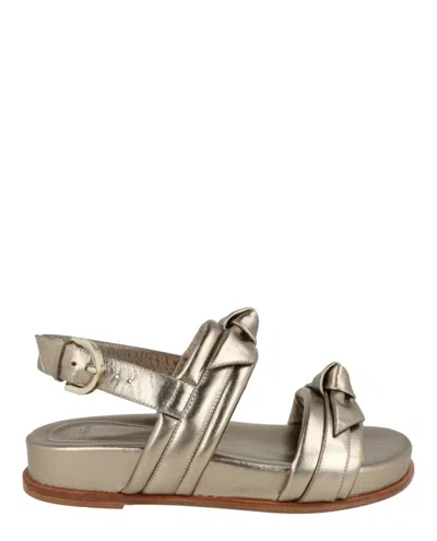 Alexandre Birman Soft Clarita Sport Sandals In Silver