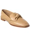 Alexandre Birman Soft Maxi Clarita Leather Loafer In Brown