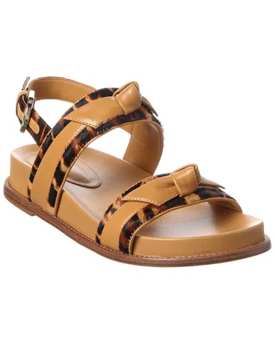 Alexandre Birman Sport Haircalf & Leather Sandal In Brown