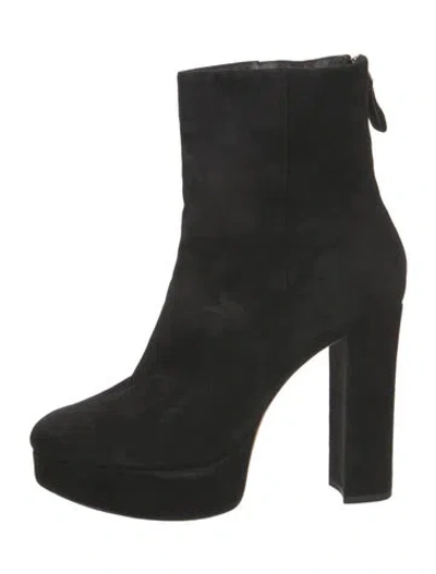 Pre-owned Alexandre Birman Suede Boots In Black
