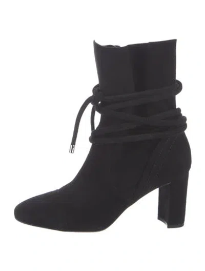 Pre-owned Alexandre Birman Suede Boots In Black