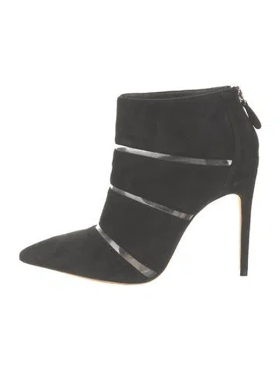 Pre-owned Alexandre Birman Suede Boots In Black