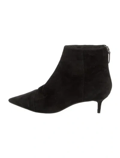 Pre-owned Alexandre Birman Suede Boots In Black