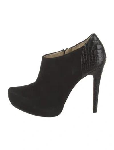 Pre-owned Alexandre Birman Suede Boots In Black