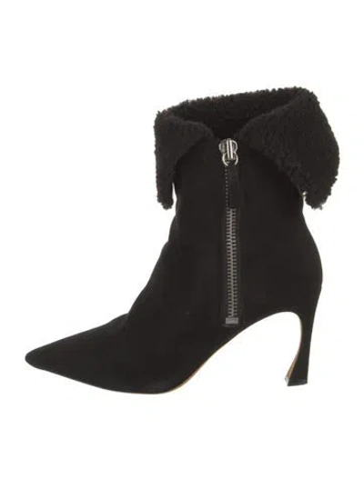 Pre-owned Alexandre Birman Suede Boots In Black