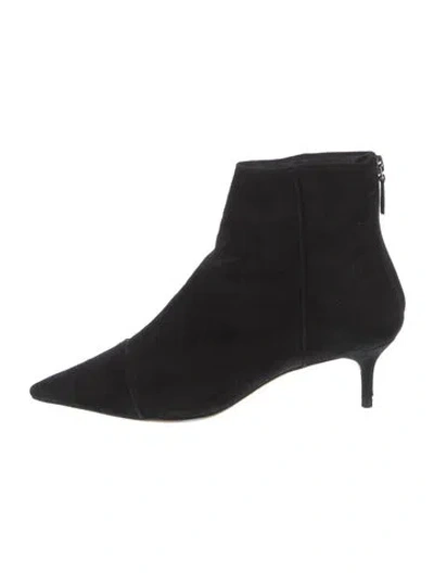 Pre-owned Alexandre Birman Suede Boots In Black