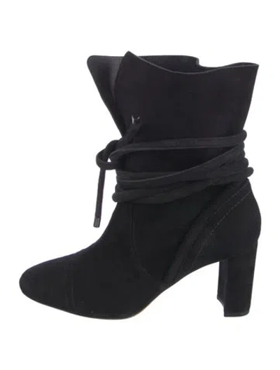 Pre-owned Alexandre Birman Suede Boots In Black