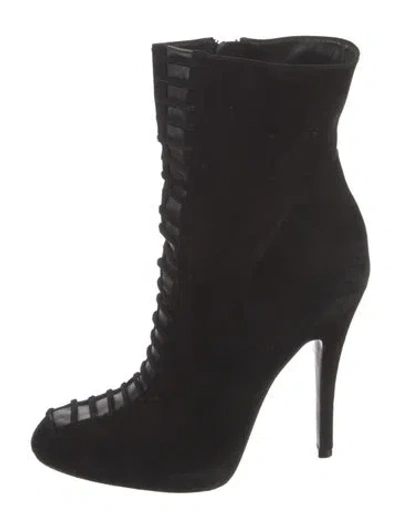 Pre-owned Alexandre Birman Suede Boots In Black