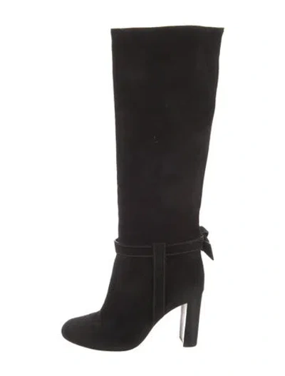 Pre-owned Alexandre Birman Suede Boots In Black
