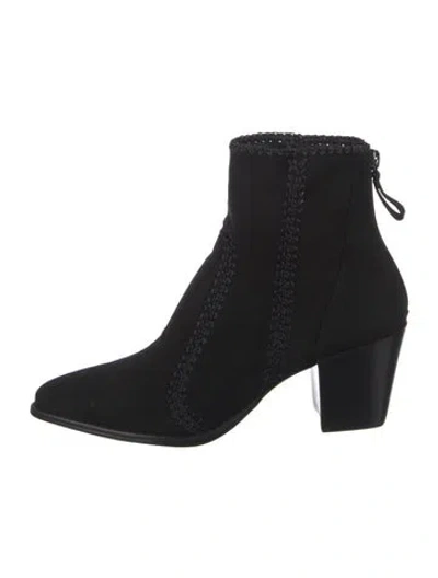Pre-owned Alexandre Birman Suede Boots In Black