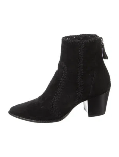 Pre-owned Alexandre Birman Suede Boots In Black