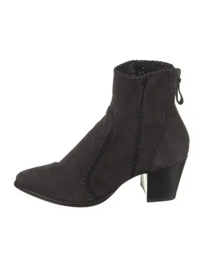 Pre-owned Alexandre Birman Suede Boots In Black