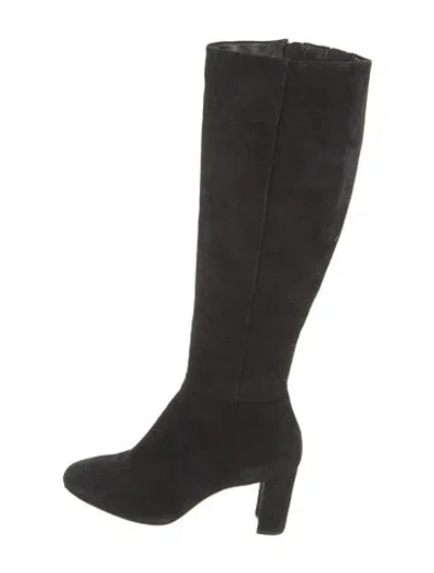 Pre-owned Alexandre Birman Suede Boots In Black