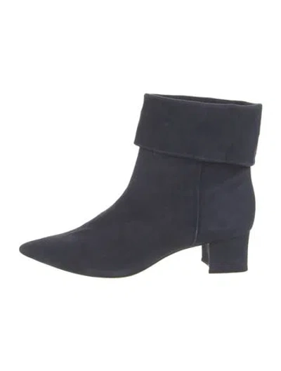 Pre-owned Alexandre Birman Suede Boots In Blue