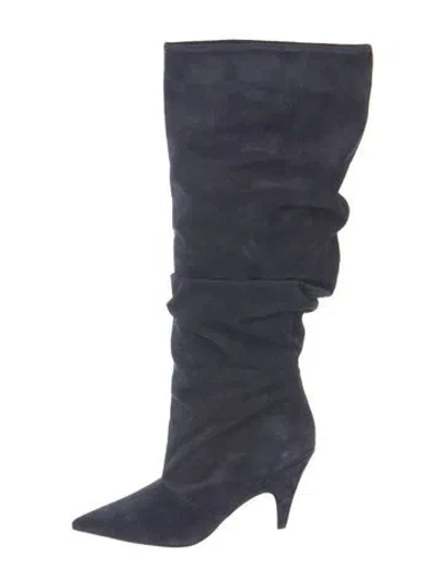 Pre-owned Alexandre Birman Suede Boots In Blue