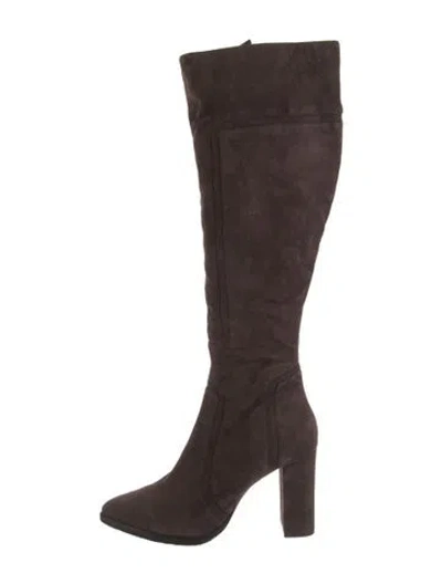 Pre-owned Alexandre Birman Suede Boots In Brown