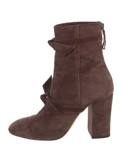 Pre-owned Alexandre Birman Suede Boots In Brown